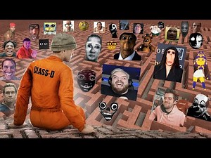 LABERINTO SCP - ¡ME ENFRENTO A LOS NEXTBOTS (Ibai, Ungalia, Auron, Selene Delgado, Obunga) en GMOD!