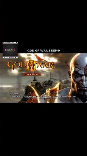 Main Menu Theme Of Every Demo Version's Of God of War Series Ever Made