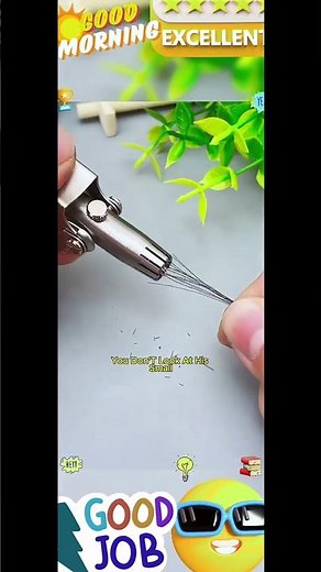 Manual stainless steel nose hair trimmer - painless & easy to use