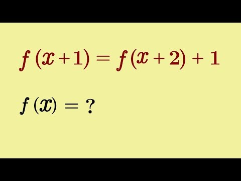 f(x+1) = f(x+2) + 1