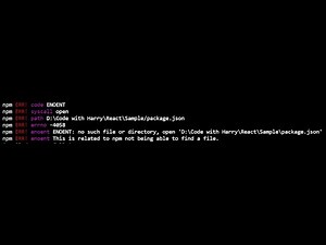 npm start problem || npm ERR! enoent ENOENT: no such file or directory