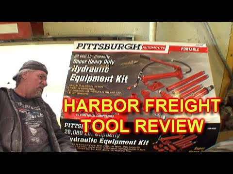 How To Use A 10 Ton Porta Power Jack - Harbor Freight Tools EXTREME FAIL?