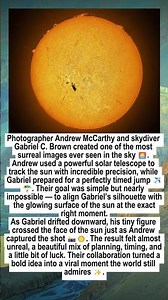 How a Skydiver and Photographer Captured a Once-in-a-Lifetime Solar Image