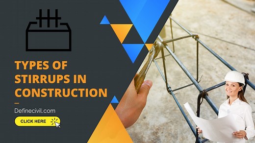 11 Types of Stirrups in Construction – Reinforcement – Sizes & Purpose – Ties - Definecivil