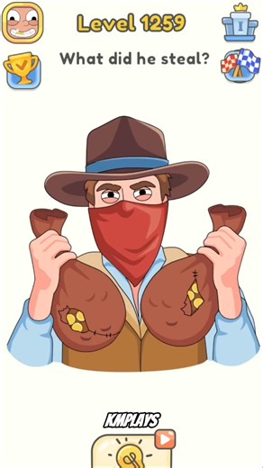 DOP 5 DAILY PUZZLE #1259 - WHAT DID HE STEAL? #dop5 #dop5shorts #dop5gameplay #viral #shorts