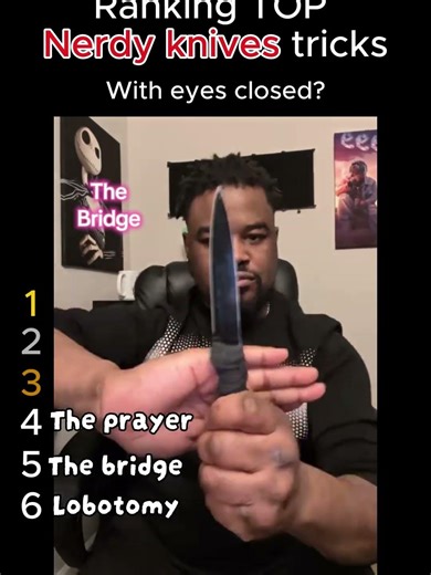 Ranking TOP Nerdy knives tricks