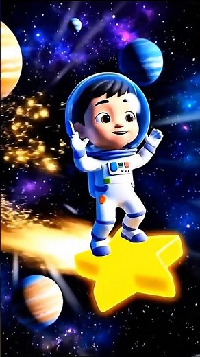 Little Astronaut’s Magical Space Adventure! 🚀✨ | Cute Kids Animation #shorts #cartoon