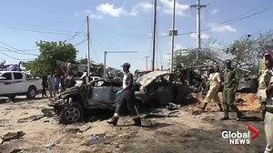 Bomb blast at Mogadishu checkpoint kills at least 90