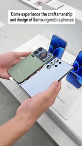 Come experience the craftsmanship and design of Samsung mobile phones | Trendy Tech Review