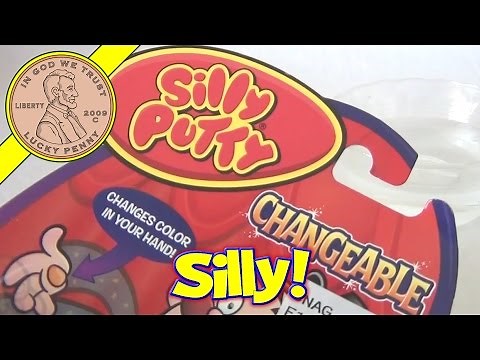 Color Changing Classic Silly Putty Toy - Bounce, Mold, Stretch & Copy Cartoons!