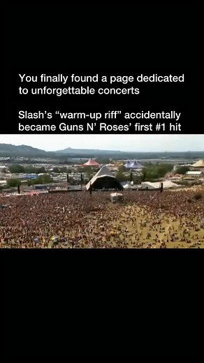 Unforgettable Concerts on Instagram: "🎸 Guns N’ Roses – “Sweet Child O’ Mine” (1988) Released on June 3, 1988, “Sweet Child O’ Mine” became Guns N’ Roses’ first and only Billboard Hot 100 #1 hit. Originally born from Slash’s playful guitar warm‑up riff, the track evolved into a heartfelt anthem with Axl Rose’s lyrics inspired by then‑girlfriend Erin Everly. Featured on their debut album Appetite for Destruction (1987), the song’s blend of raw hard rock energy and tender emotion helped propel th