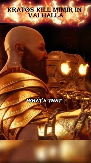 Kratos kill mimir in valhalla #shots #gaming