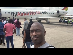 ACCRA to KUMASI GHANA (Kotoka Domestic AIRPORT) | Africa World Airlines Round Trip Flight Review
