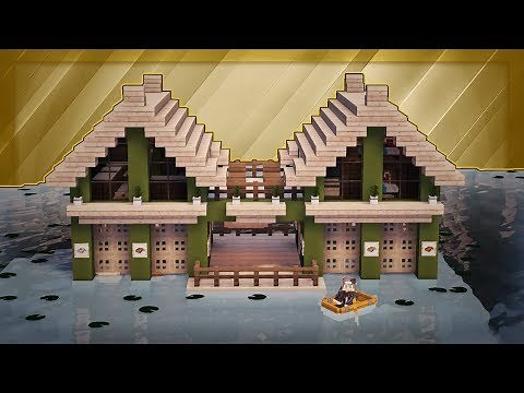 Minecraft: How To Build A Boat House Tutorial (#2)