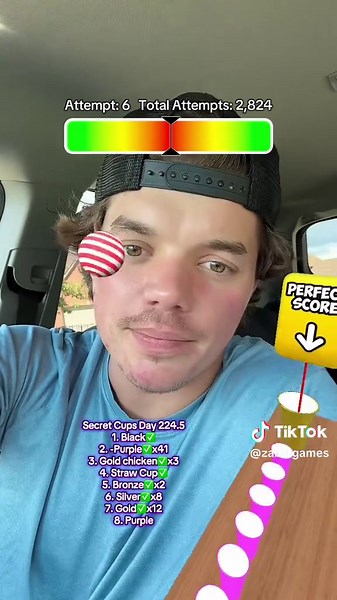 Secret Cups Challenge Day 224.5: Capture the Purple Cup!