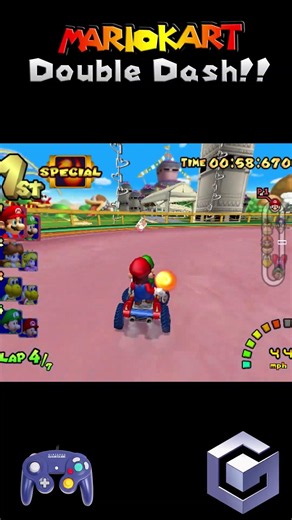 🍄MARIO KART DOUBLE DASH Full Mushroom Cup Gameplay (Nintendo GameCube Retro)🏎️ #MarioKart #Nintendo