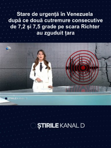 Cutremur în Venezuela: 7,2 și 7,5 grade, 32 de morți