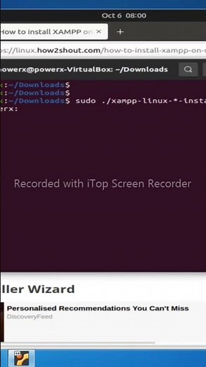Installing xampp in Ubuntu