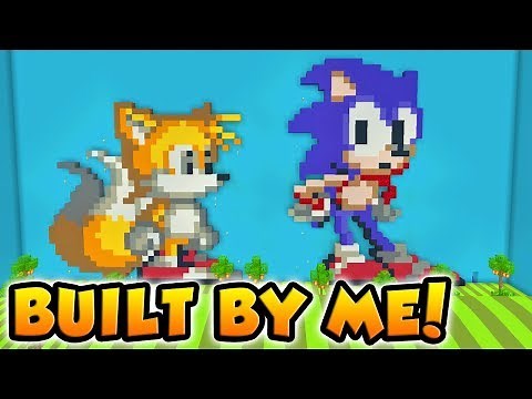 SONIC MANIA MAP BUILT BY SB737 (Minecraft Hide and Seek)