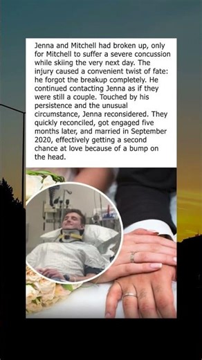 "Love After a Concussion: How Fate Gave Them a Second Chance"