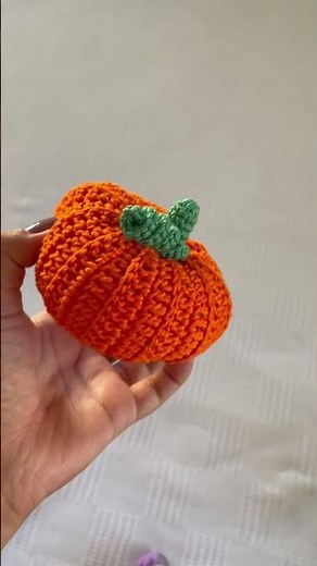 Calabazas a crochet paso a paso disponible #crochet #ganchillo #shorts #handmade