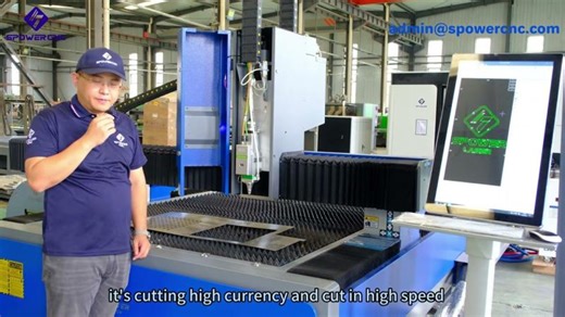 Spower cnc SPM3015FT  sheet and tube fiber laser cutting machine #cnc #fiberlasercutter