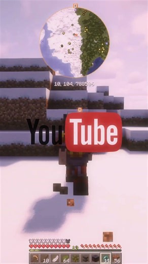 Day 55 of walking 2000 blocks everyday until I reach the world border #minecraft #day55 #goal #fyp