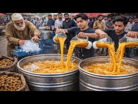 INSANE GUR KA SHARBAT 😱 | Never Seen Before Jaggery Juice Recipe | Pakistani Summer Street Drink