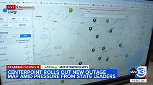 CenterPoint Energy unveils new outage tracker map amid pressure from state leaders