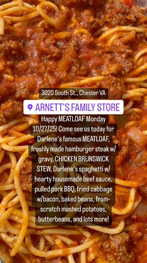 11 reactions | Happy MEATLOAF Monday 10/27/25! Come see us today for...