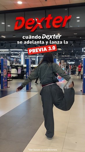 Sigue la PREVIA 3.0 🔥❤️ 50% OFF 3 CUOTAS SIN INTERÉS. Y para los miembros Tribu ENVÍO GRATIS ⚡️ #dexter #50off #compraonline | Dexter Argentina