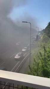 481K views · 743 reactions | A huge tunnel fire in North Wales has been declared a major incident. Locals and holidaymakers near Conwy tunnel, close to Llandudno, have been impacted and are being warned to keep windows and doors closed. | Manchester Evening News | Facebook