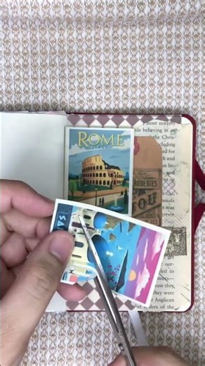 ASMR Pocket Journal Setup ✨ Stickers, Washi & Vintage Aesthetic