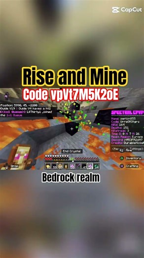 Minecraft realm codes #minecraft #edit