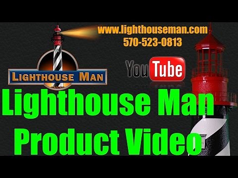 Lighthouse Man - Lawn Ornaments Product Video