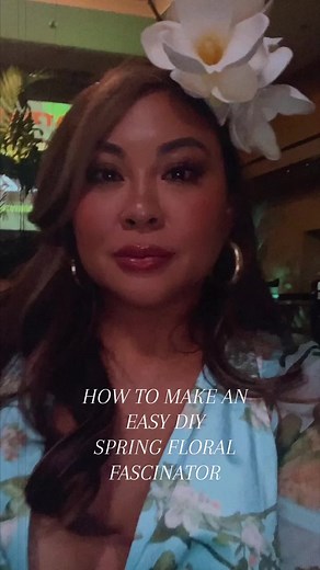 How to Make an Easy DIY Spring Floral Fascinator