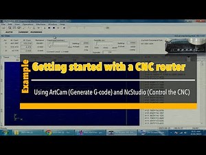 CNC Basics Ep1 การเริ่มต้นใช้งานเครื่อง CNC โดยใช้โปรแกรม ArtCAM และ NcStudio