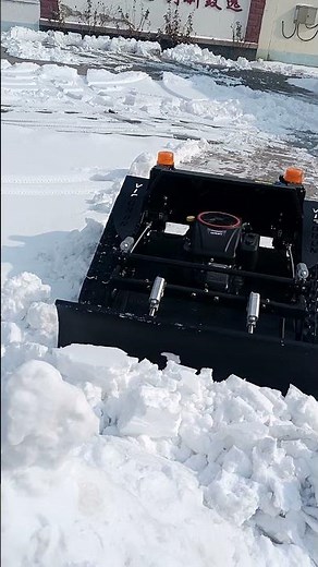 remote control snow removal machine (remote mower with snow plow) remote control snow blade snowplow