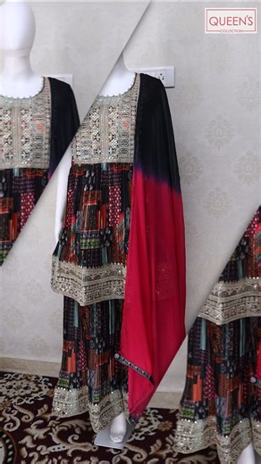 Queens Collection | Ameerpet on Instagram: "Radiate elegance and grace in this stunning dress that embodies beauty in every stitch. Embrace your inner glow and shine bright like a diamond!😍👌 At our showroom, we believe that ethnic wear is not just clothing; it’s an expression of culture and identity. Join us in celebrating the beauty of heritage as you discover the perfect outfit that reflects your individual style. Our friendly staff is here to assist you in finding that perfect piece, ensuri