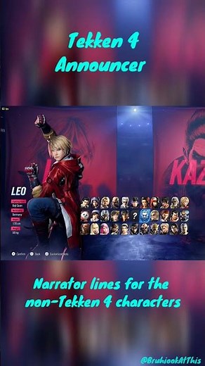 Tekken 8 Mods | Tekken 4 ANNOUNCER - ADDITIONAL CHARACTER LINES