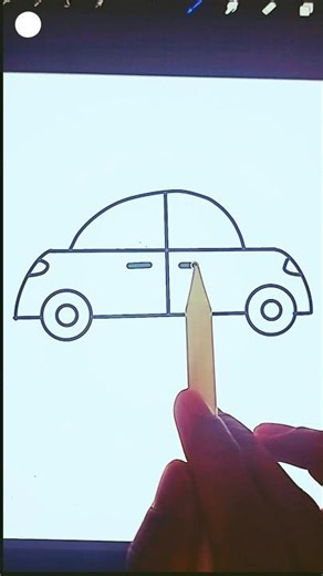 How to Draw a Cute Car on iPad | Procreate Step-by-Step Guide