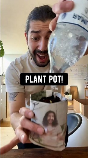 How to Upcycle Newspaper and Make Plant Pots | creative explained