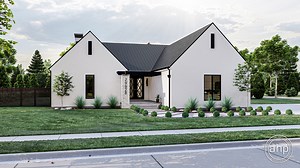 Ultra Modern Farmhouse Ranch Plan | Broadmoor