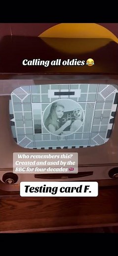 Some nostalgia. Who remembers Test Card F created and used by the BBC for four decades.