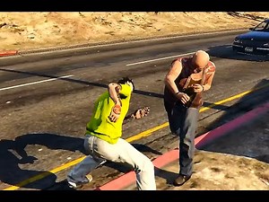 GTA V - HOW TO FIST FIGHT AND AVOID HITS