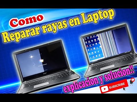 My laptop has stripes on the screen, Solution