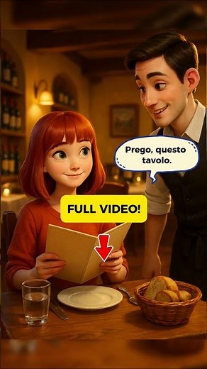 Learn Italian in a Restaurant 🍝 | Easy A1 Conversation for Beginners