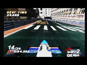 Formula 1 on Sony Playstation / PS1. Gameplay & Commentary