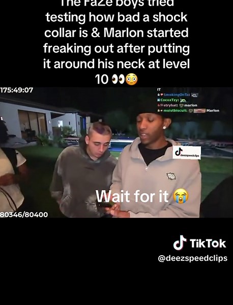 Marlon Challenges a Shock Collar Test with FaZe Boys