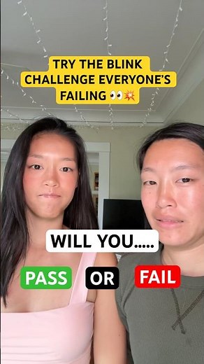 TRY to blink CHALLENGE everyone’s FAILING - blink on beat!? ❌👀😳